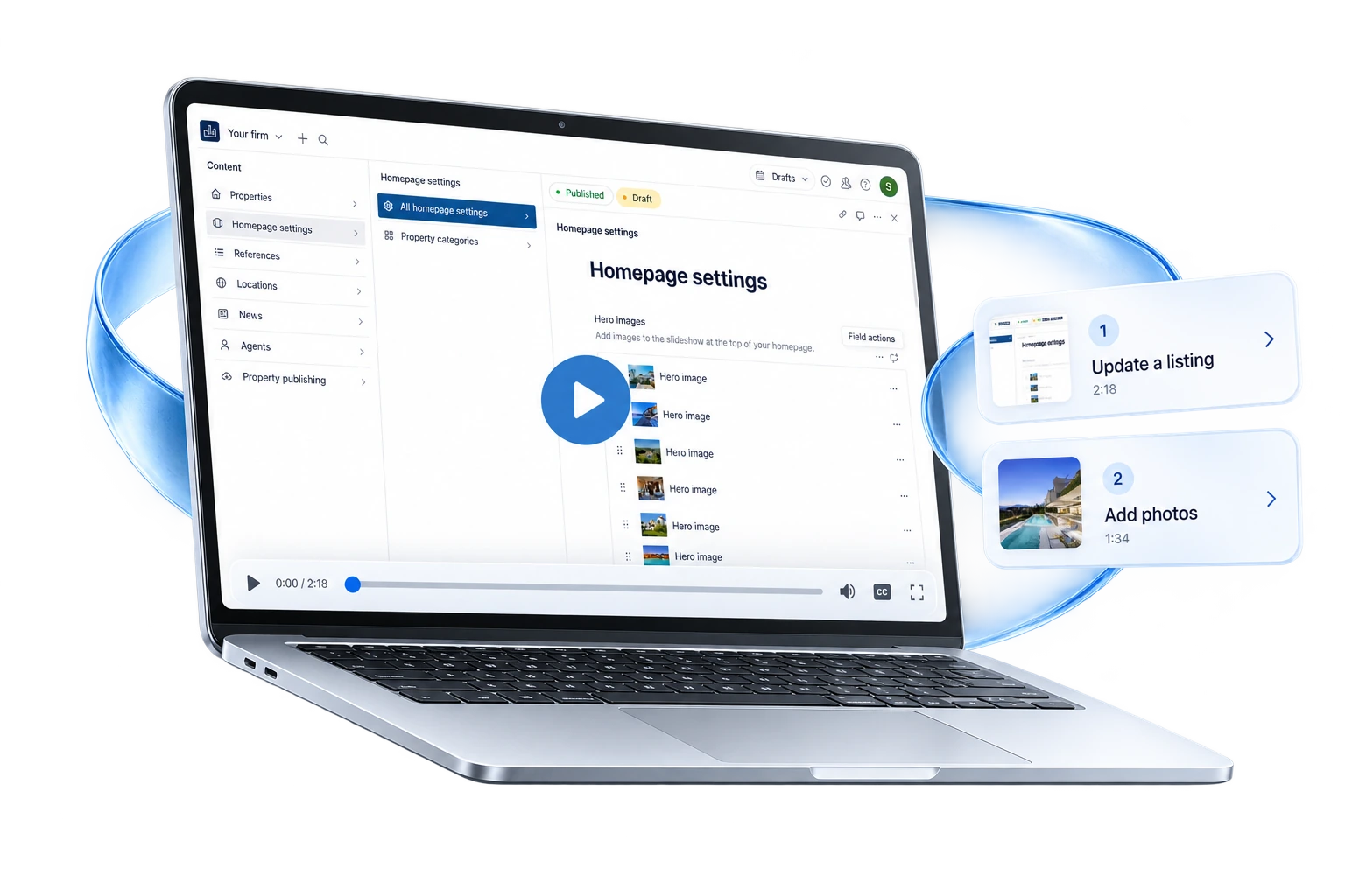 A video guide to editing your website, with short chapters to revisit